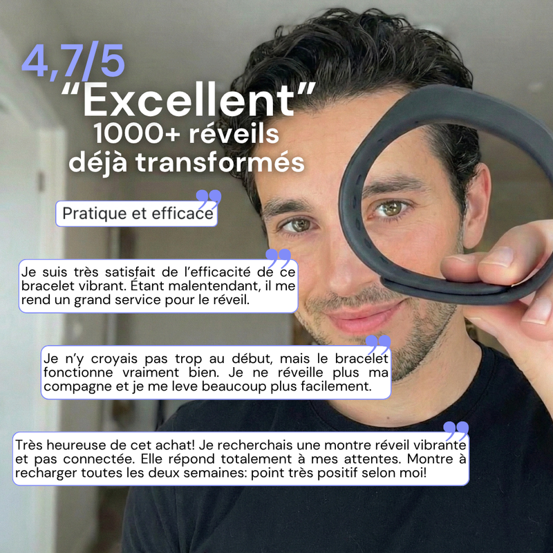Rise™ - Bracelet Réveil Vibrant Puissant, Discret et Efficace — Image 3